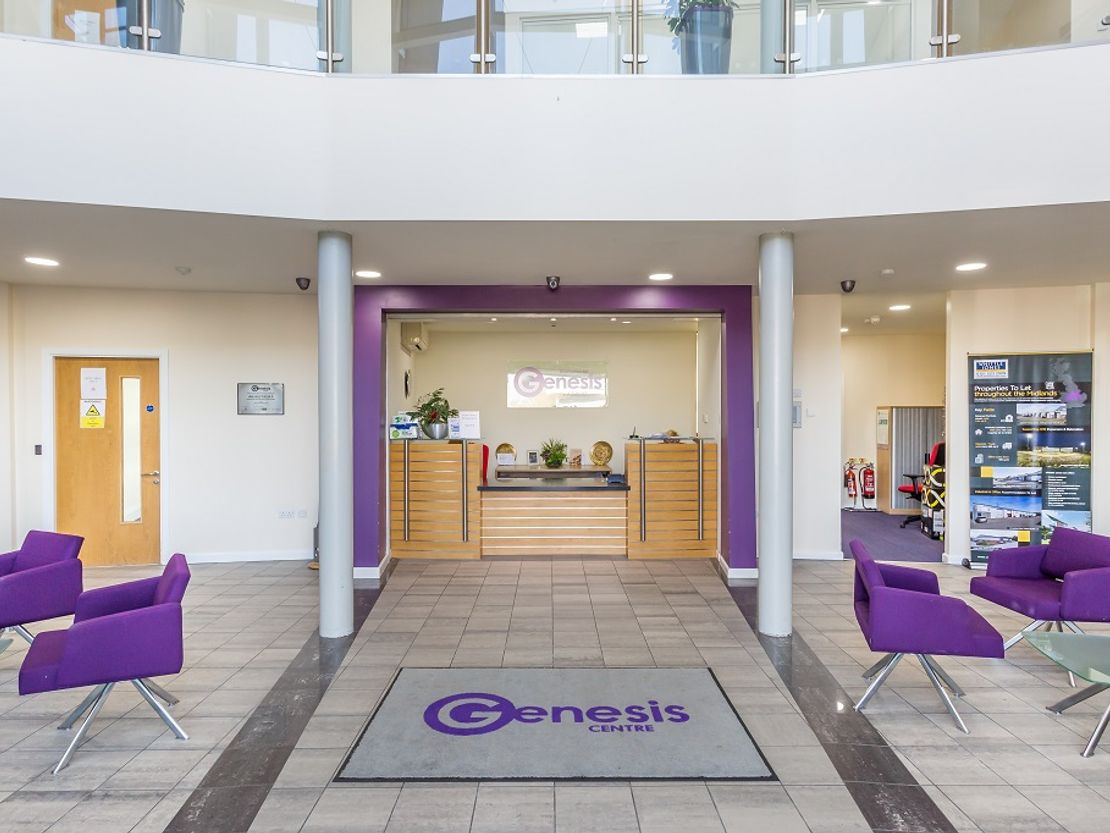 The Genesis Centre, North Staffs Business Park, Innovation Way, Stoke-On-Trent, Staffordshire, ST6 4BF