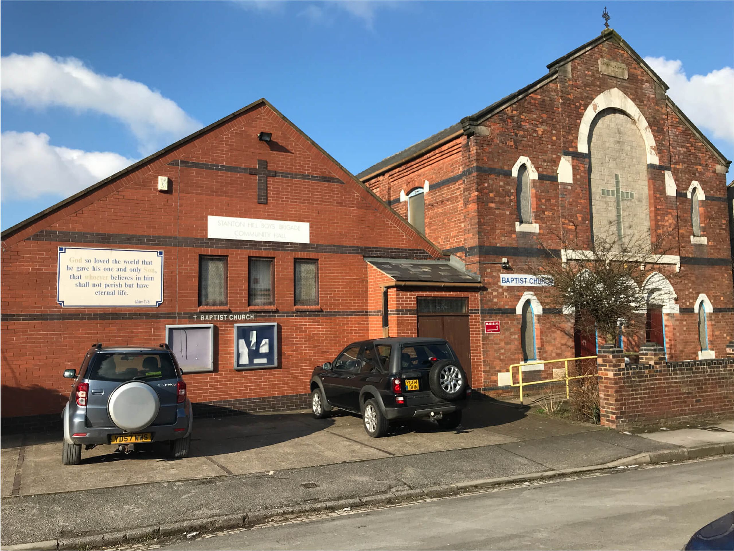 For Sale Stanton Hill Baptist Church, Albert Street, Stanton Hill NG17