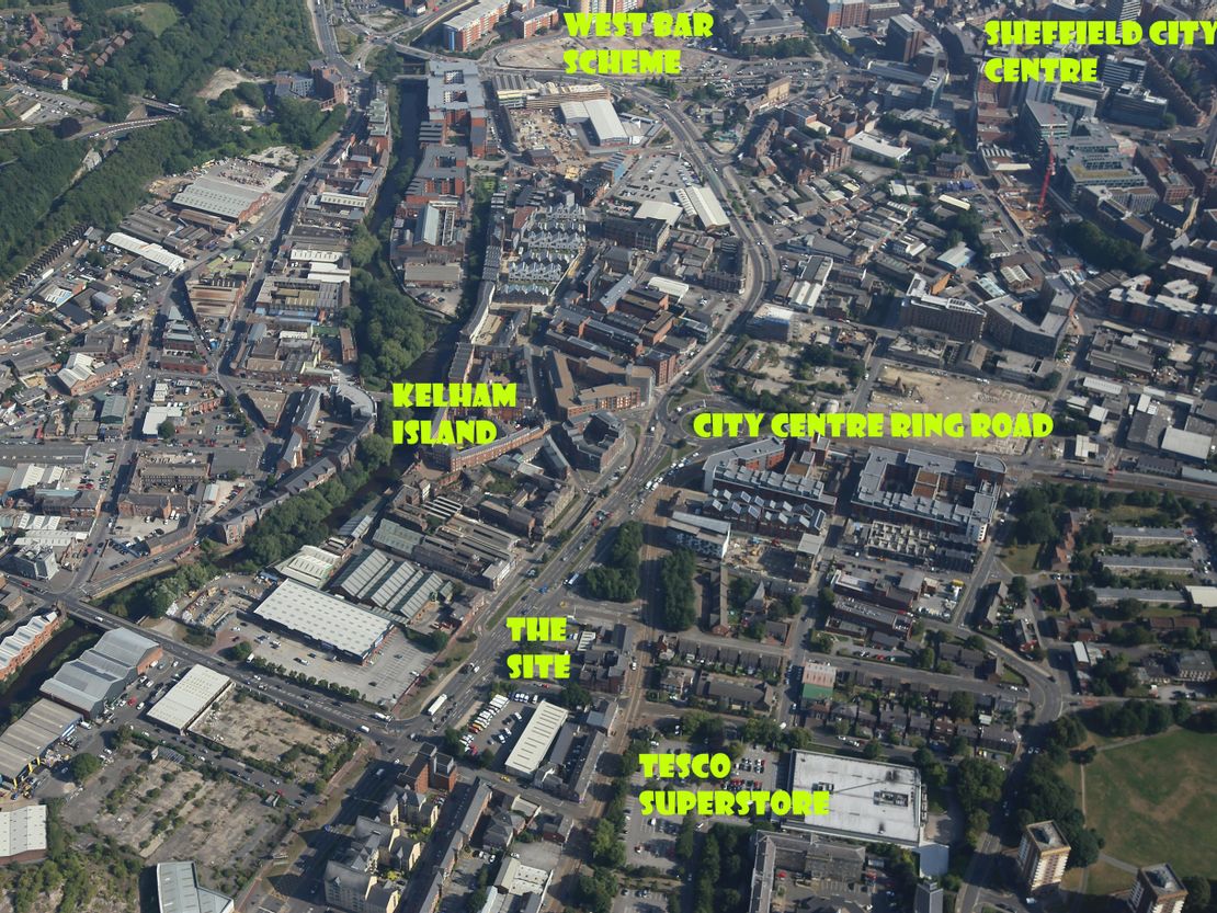 Land Bounded By Penistone Road, St Philip's Road, & Montgomery Terrace Road, Sheffield, S3 7JX