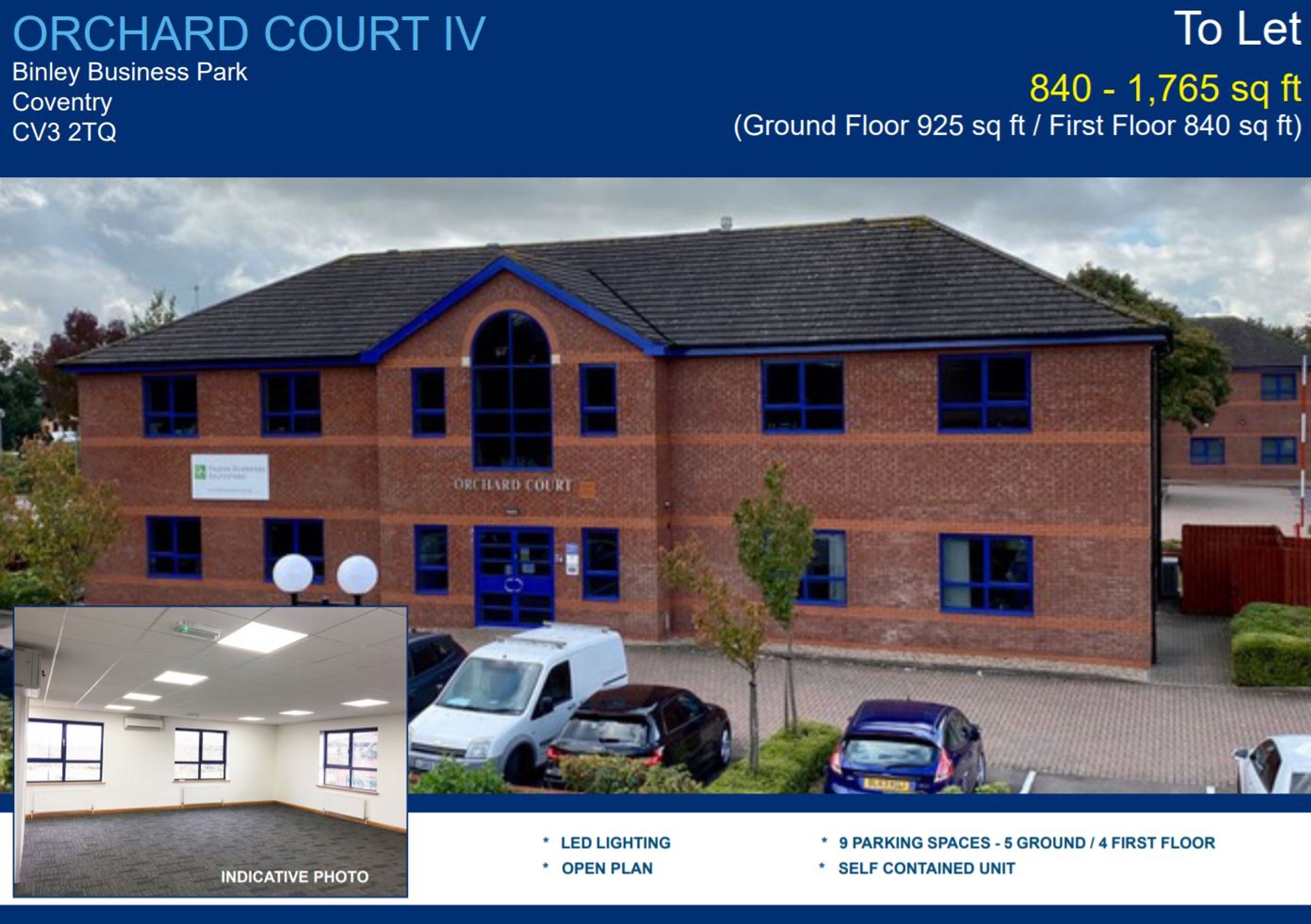 To Let Part First Floor, Orchard Court 4, Orchard Court, Coventry