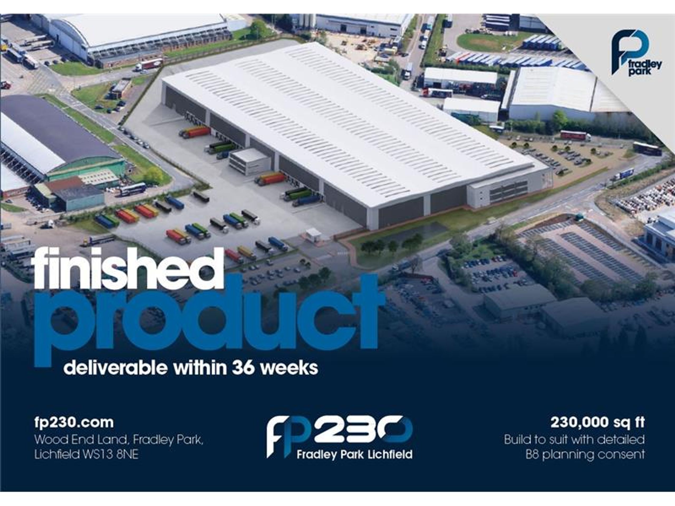 To Let Unit FP230, Fradley Park, Wood End Lane, Fradley, Lichfield