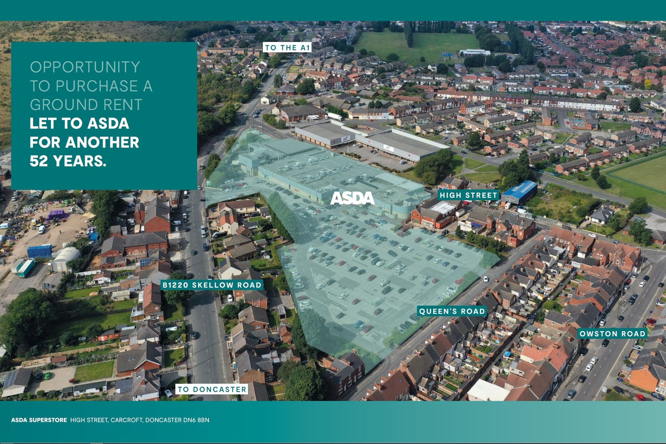 For Sale ASDA Superstore, High Street, Carcroft, Doncaster, DN6 8BN PropList