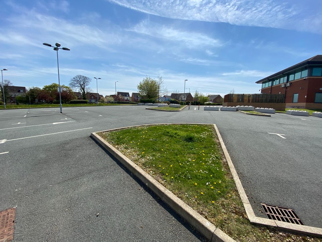 Overflow Car Parking X 79 Spaces.  St David's Park, A55, North Wales, Clos Dewi Sant, Ewloe, Deeside, Flintshire, CH5 3DT