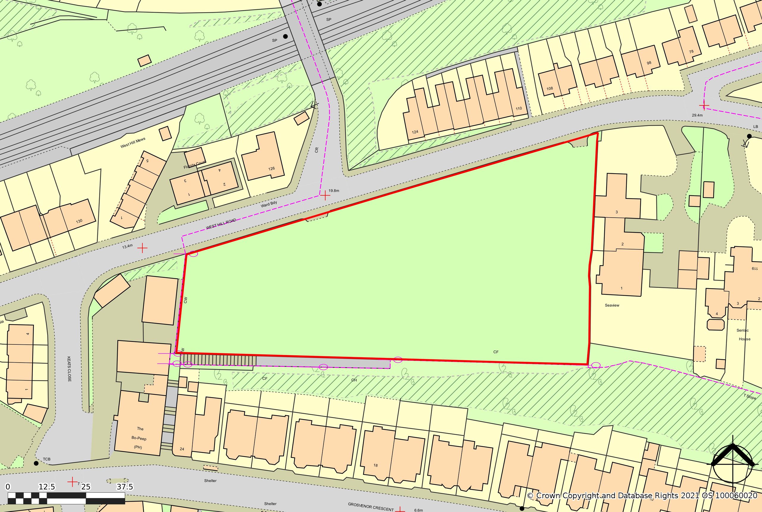 For Sale Land At 123 West Hill Road, St. LeonardsOnSea, East Sussex