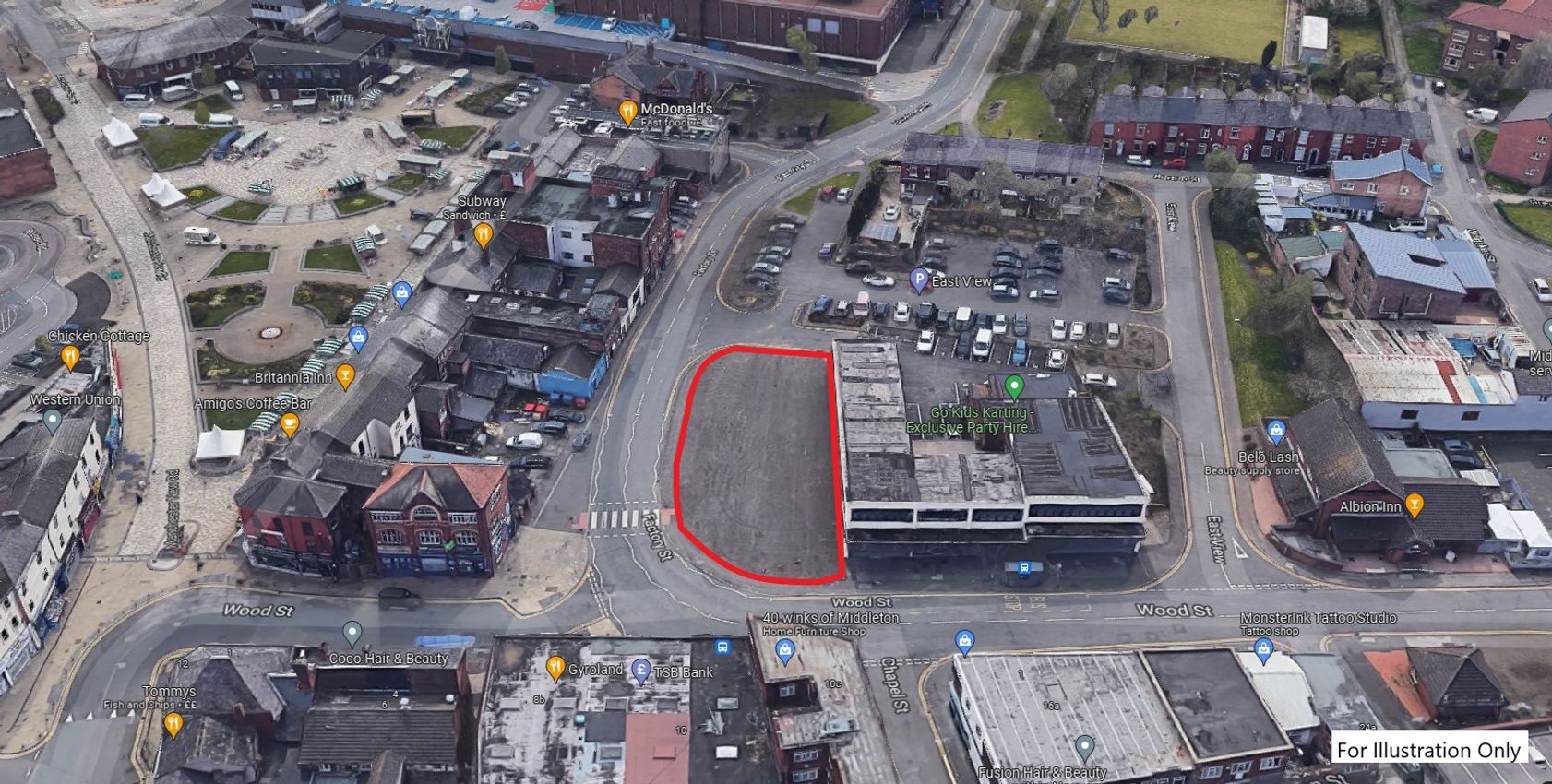 For Sale Wood Street & Factory Street, Middleton, Manchester, Greater