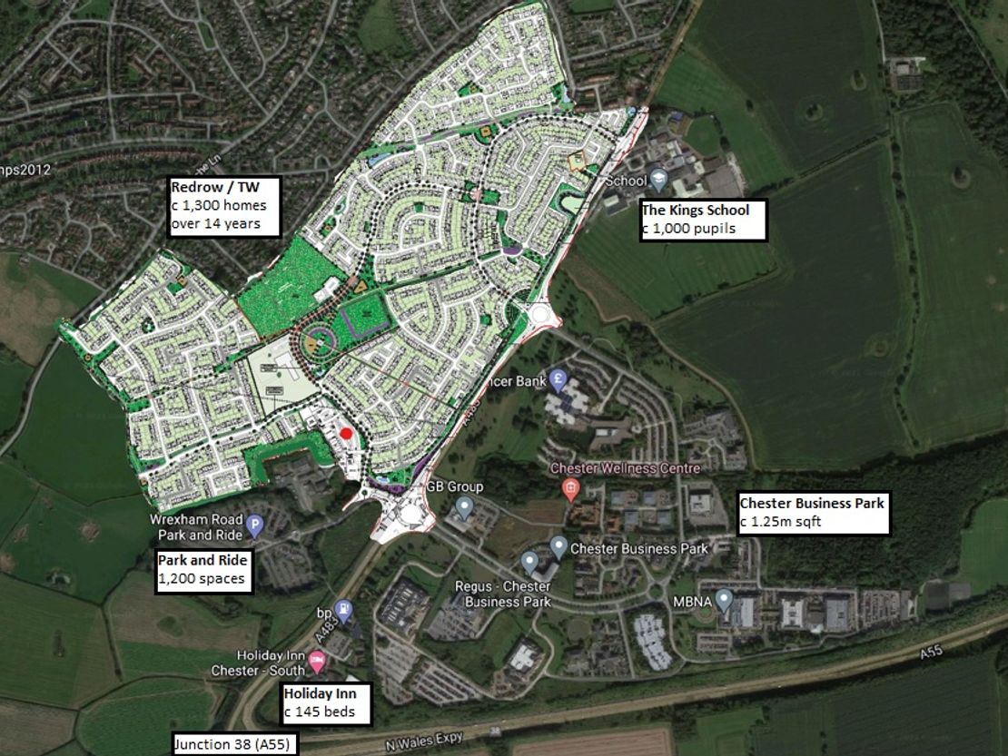 New District Centre, Wrexham Road, Chester, Cheshire, CH4 7GA