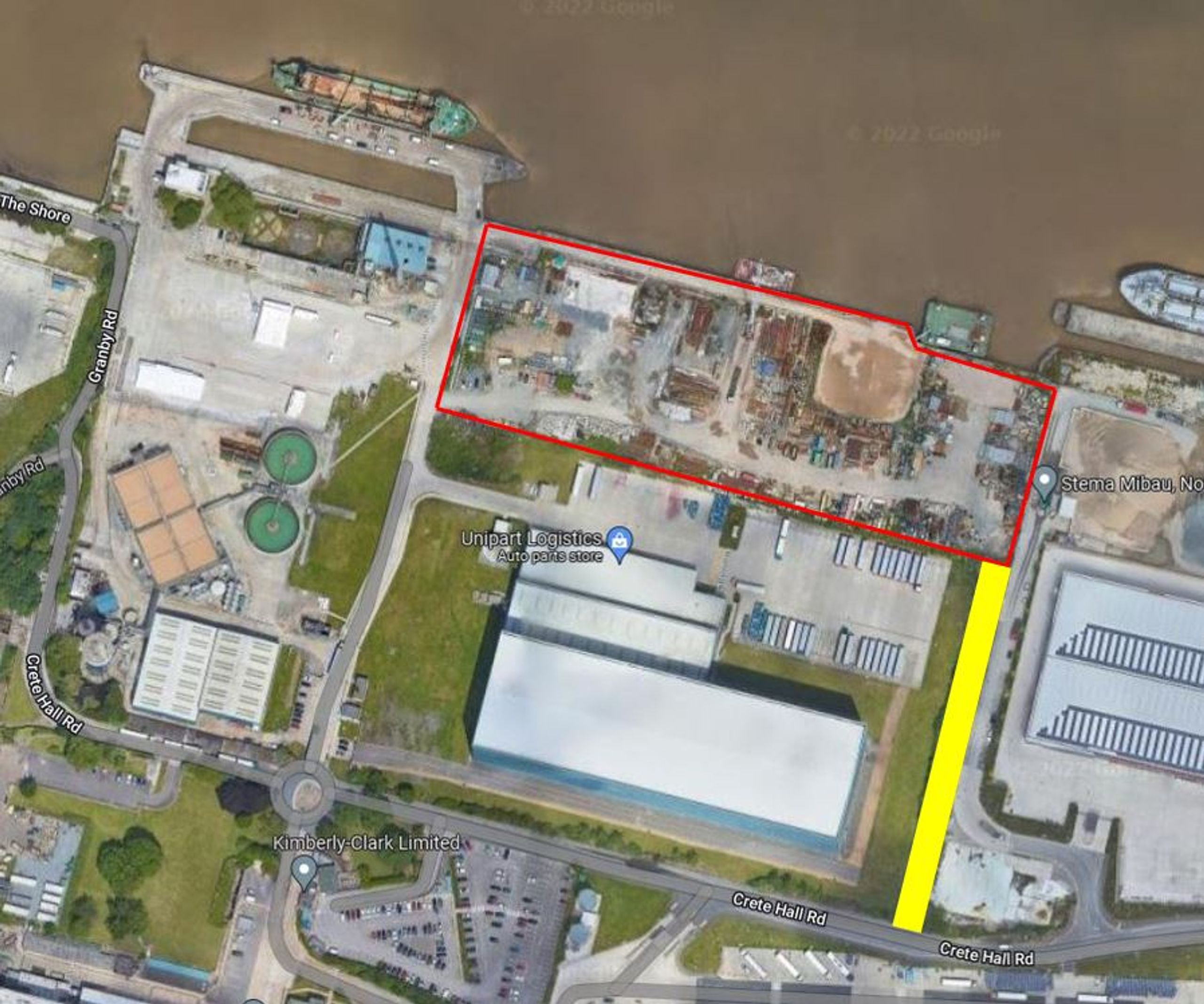 To Let Open Yard, Crete Hall Road, Northfleet, Gravesend, Kent, DA11