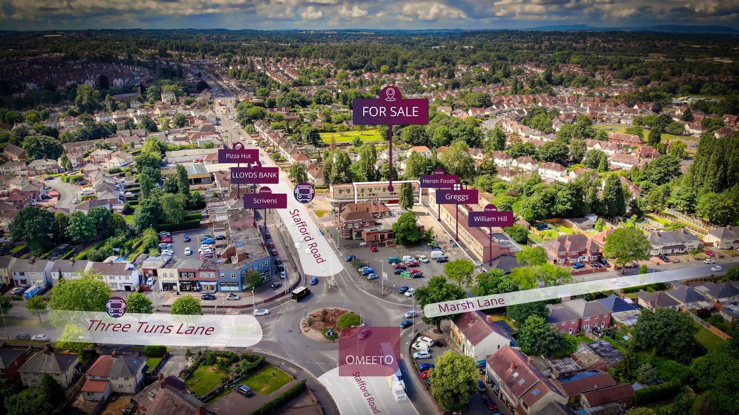 For Sale 38 Marsh Lane Parade, Stafford Road, Oxley, Wolverhampton