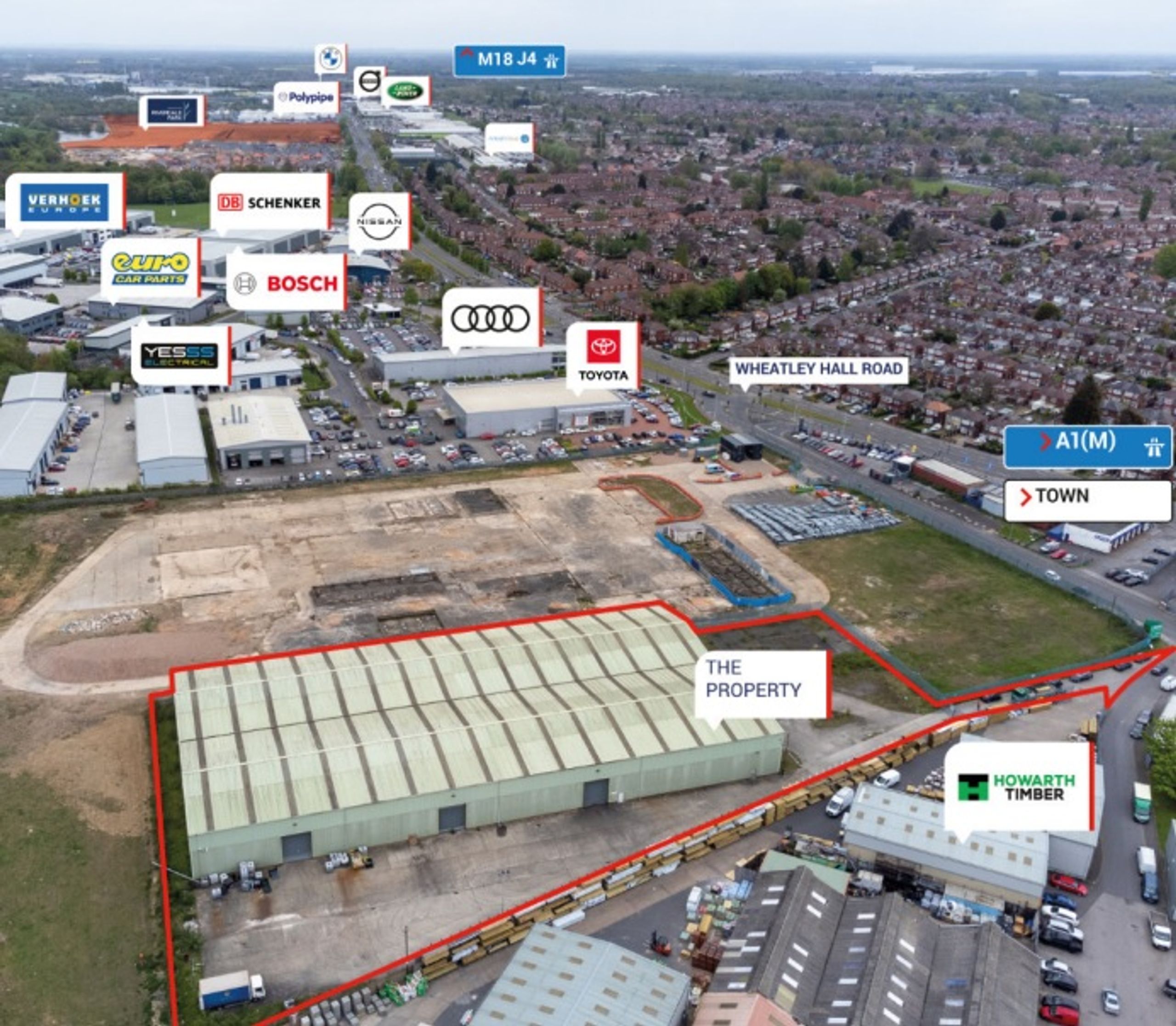 To Let Warehouse, Churchill Road Off Wheatley Hall Road, Doncaster