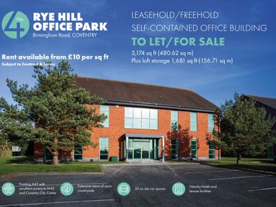 Property Image for Unit 4 Rye Hill Office Park Birmingham Road, Allesley, COVENTRY, CV5 9AB