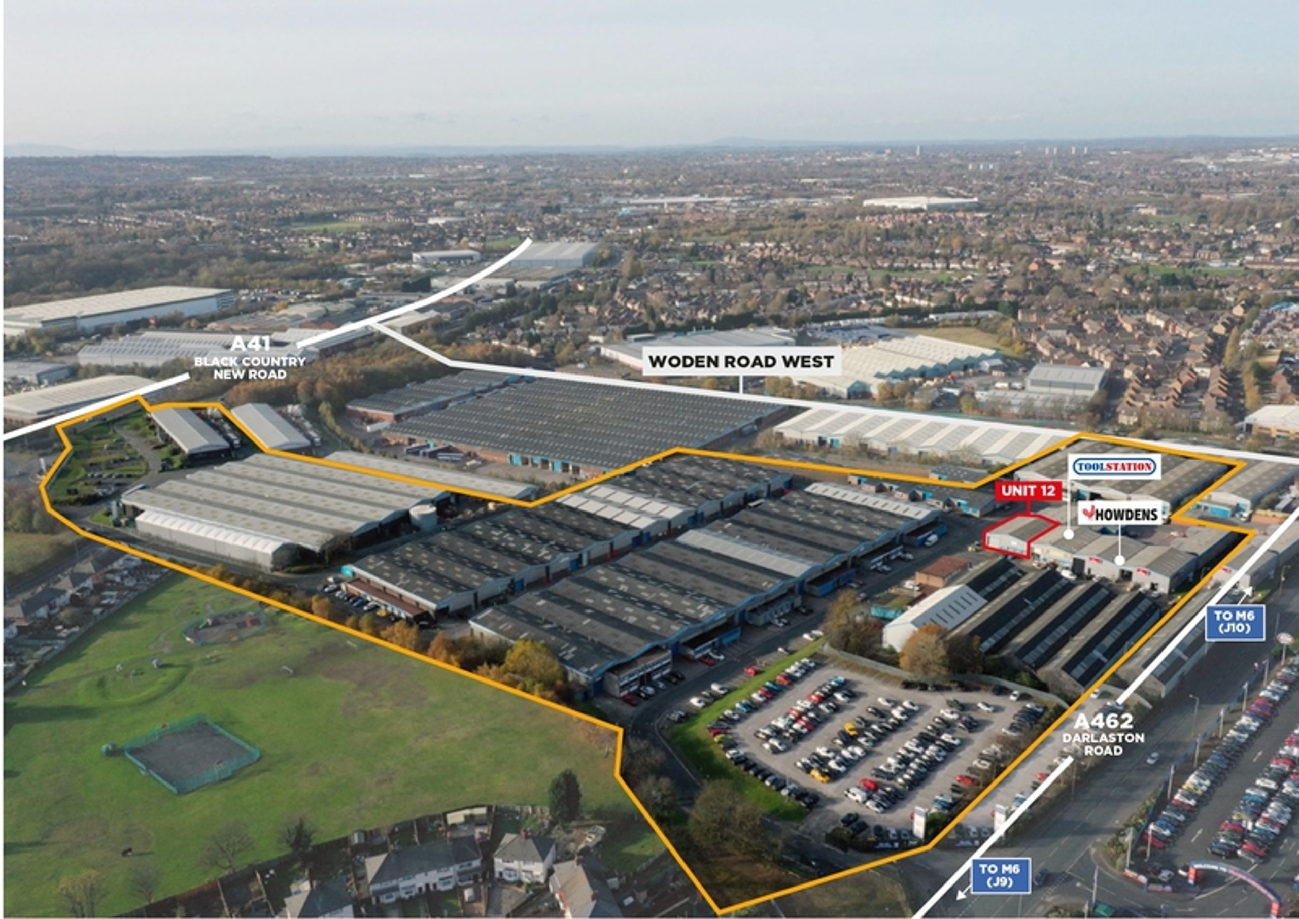 To Let Unit 12, Block AD Wednesbury Trading Estate, Wednesbury, WS10