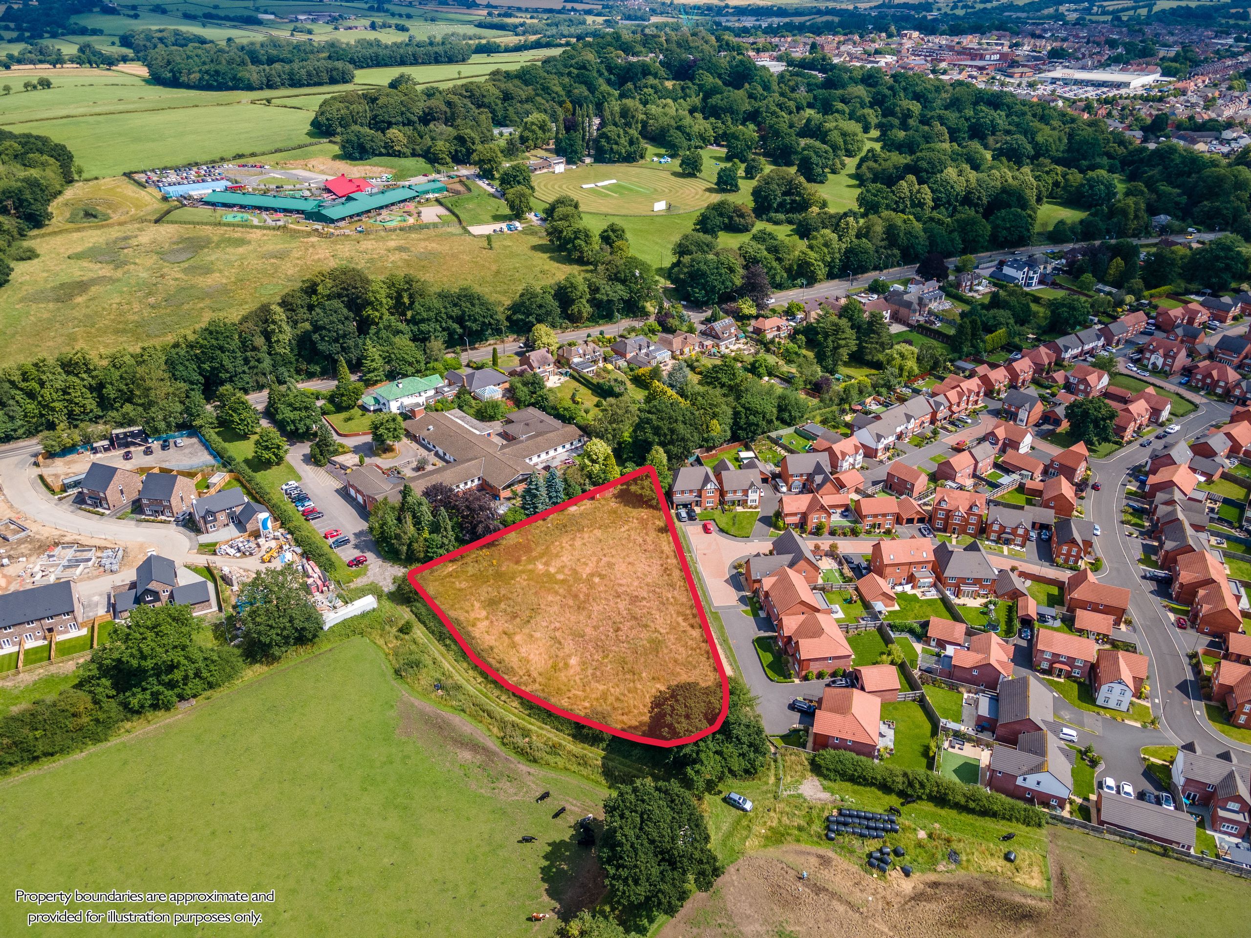For Sale Land At The Rear Of Green Gables, Wingfield Road, Alfreton, Derbyshire, DE55 7AN