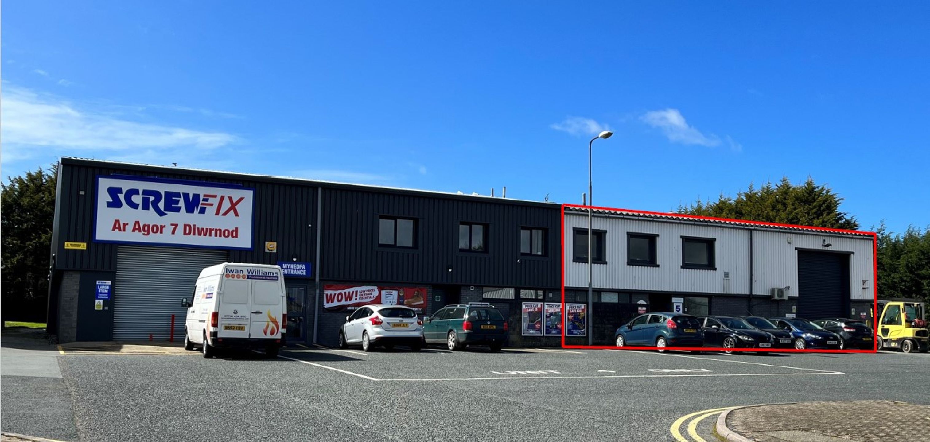 To Let Unit 5 Zone 5, A487, North Wales, Cibyn Industrial Estate