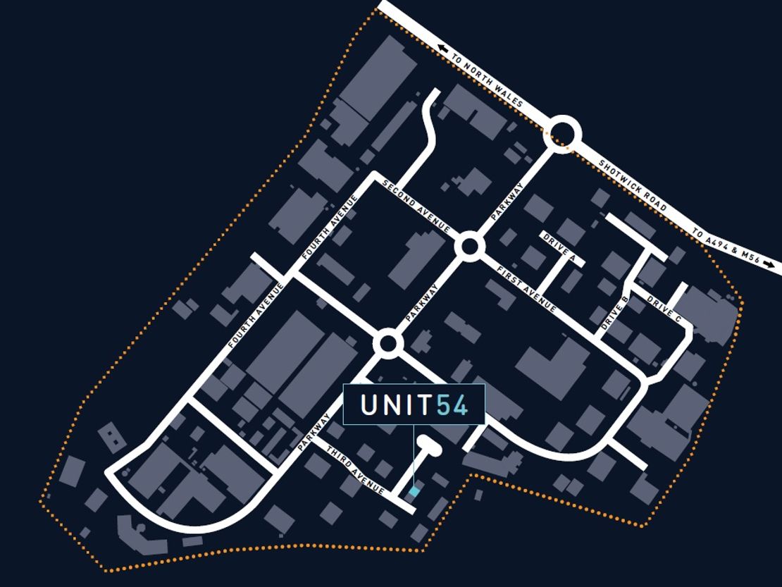 Unit 54 Zone Two, A55 A483 M56, Third Avenue, Deeside Industrial Park, Deeside, Flintshire, CH5 2NU