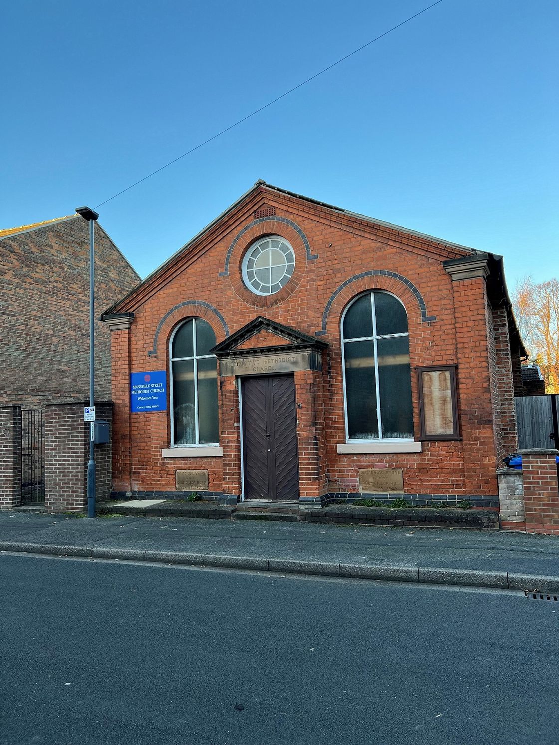 For Sale Former Methodist Church, Mansfield Street, Chester Green