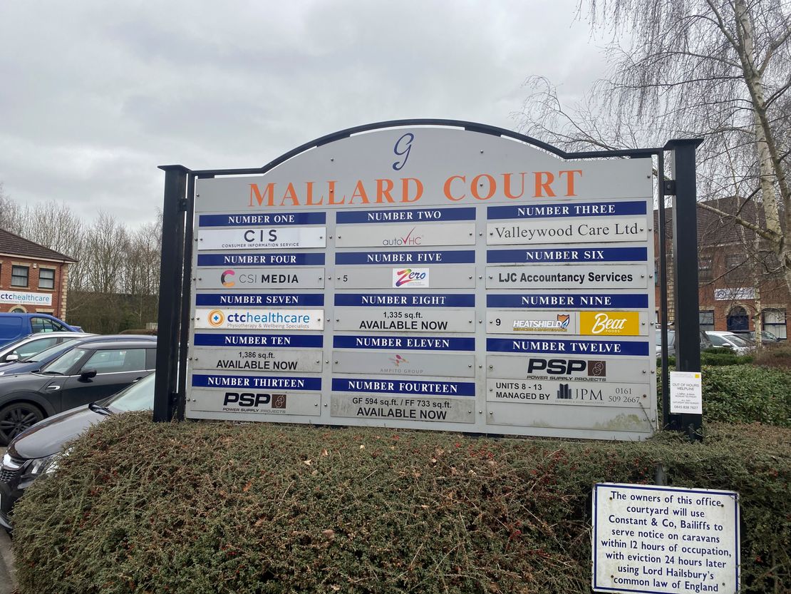 9 Mallard Court, Crewe Business Park, Crewe, Cheshire, CW1 6ZQ