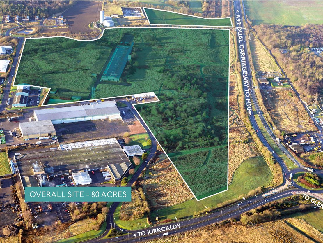 Development Land, The Strand Lighting, Mitchelston Drive, Mitchelston Industrial Estate, Kirkcaldy, Fife, KY1 3LX