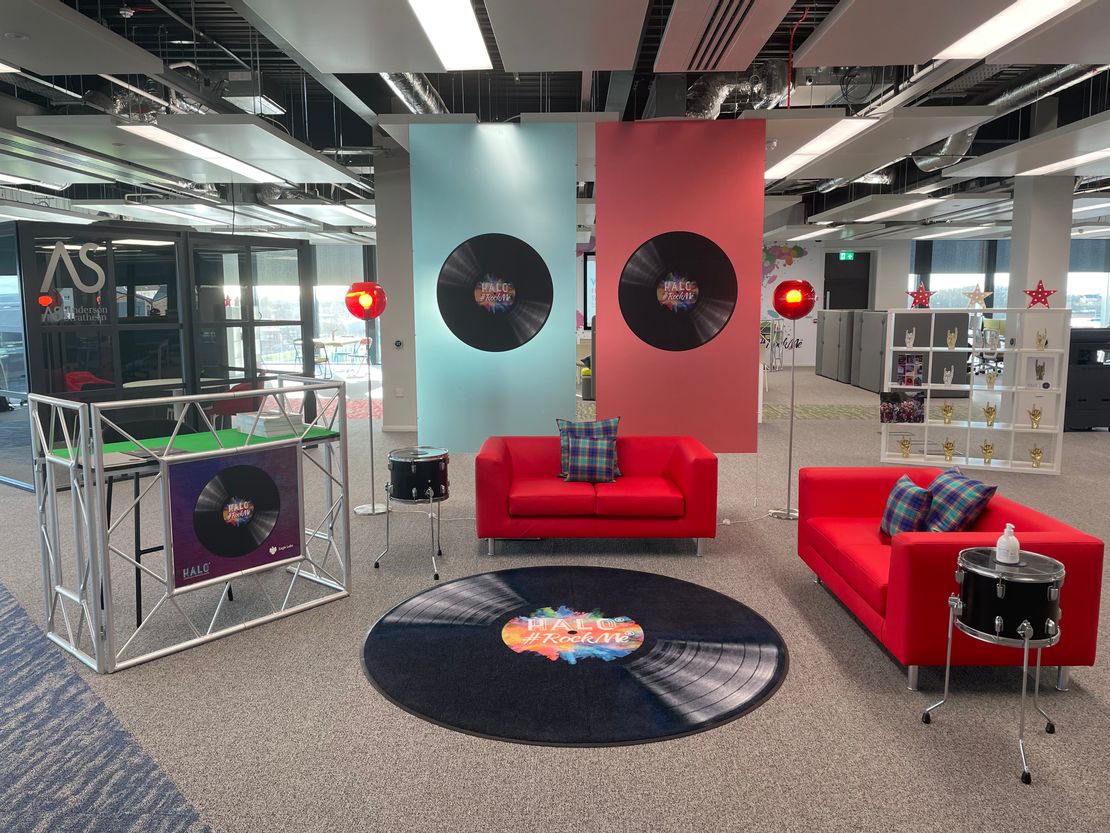 The HALO #RockMe Trading Floor, HALO Enterprise And Innovation Hub, 27 Hill Street, Kilmarnock, KA1 3HY