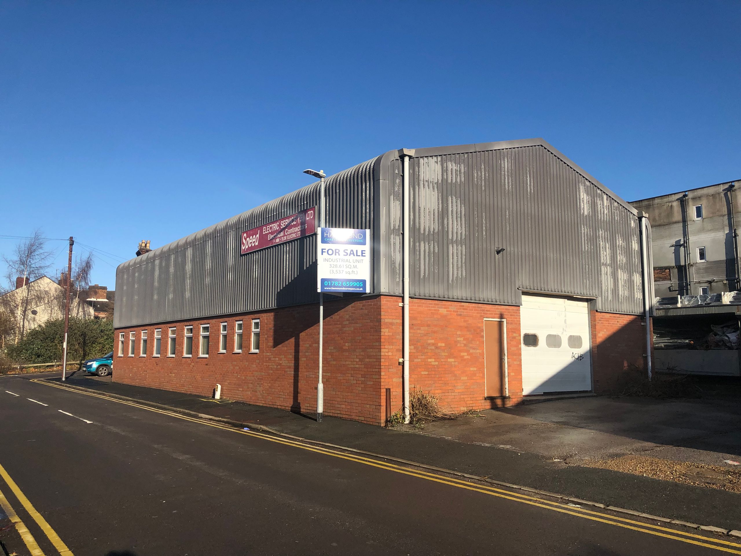 For Sale Speed Electrical Building, Upper Hillchurch Street, Hanley