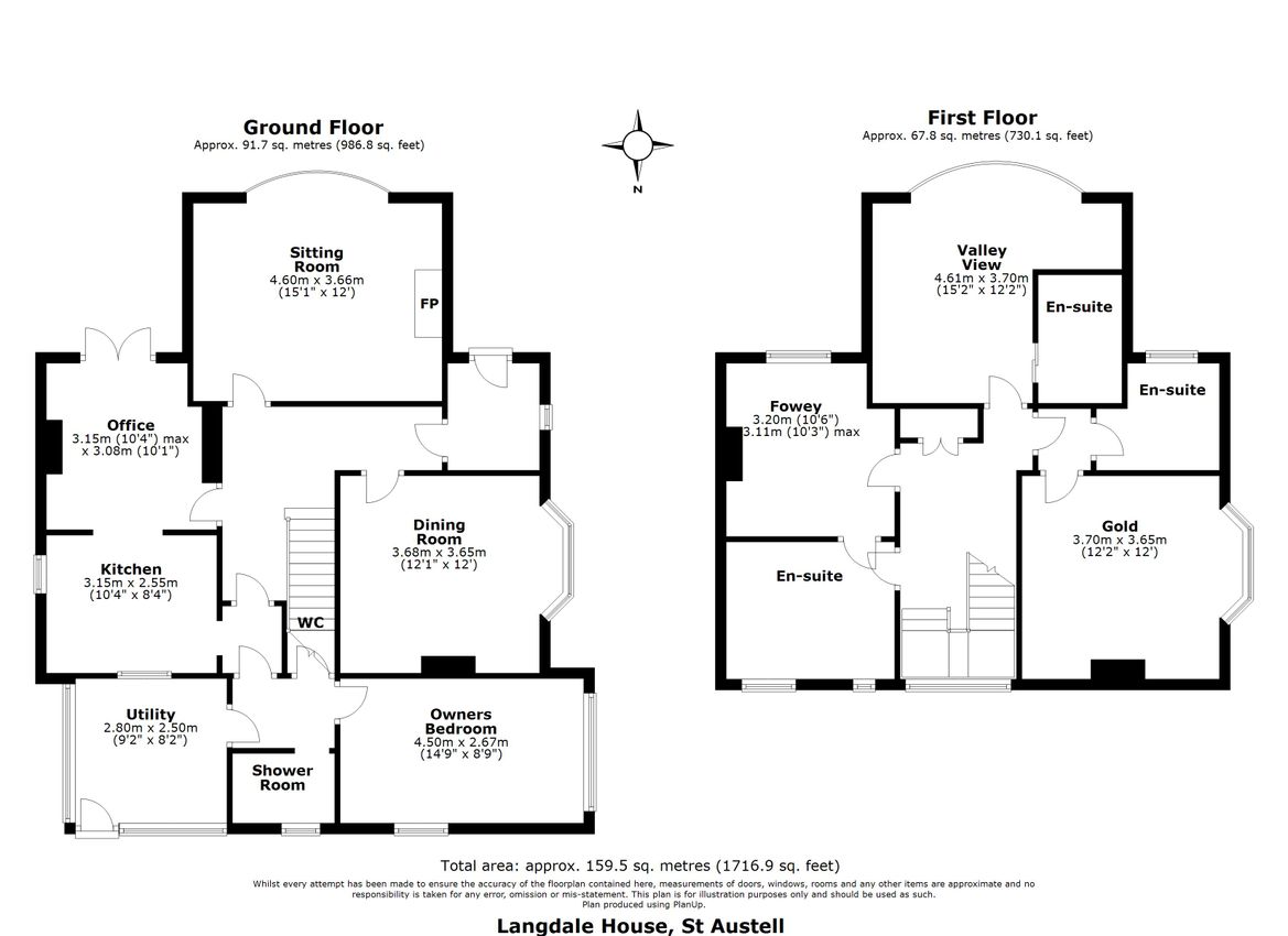 For Sale Langdale House, 1A Southbourne Road, St. Austell, Cornwall