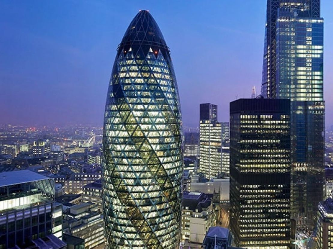 The Gherkin, 30 St Mary Axe, London, EC3A 8BF