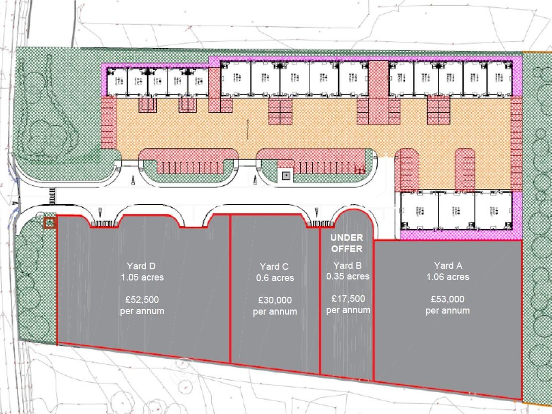 Yard Space Trident Business Park, North Wales Parc Bryn Cefni A55, Llangefni, Anglesey, LL77 7XA