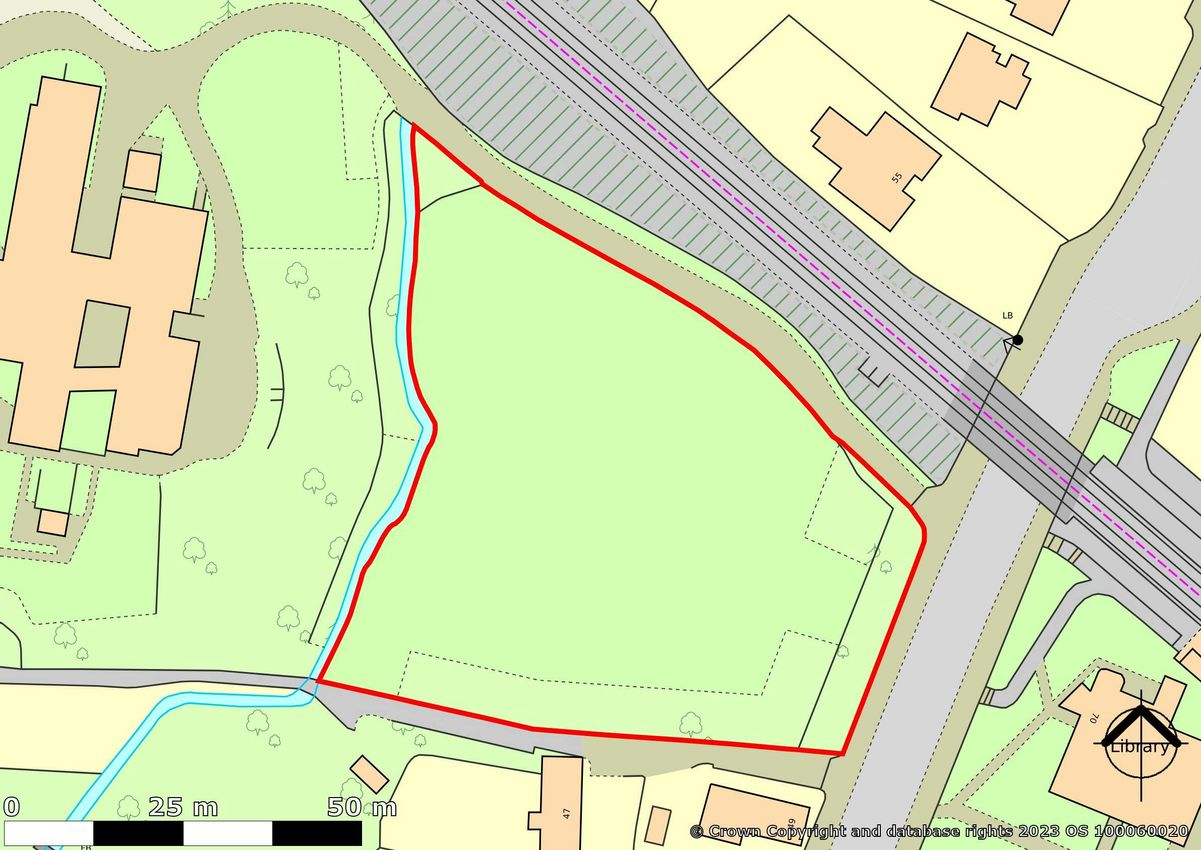 For Sale Land At Bramhall Lane, Bramhall Library, 70 Bramhall Lane