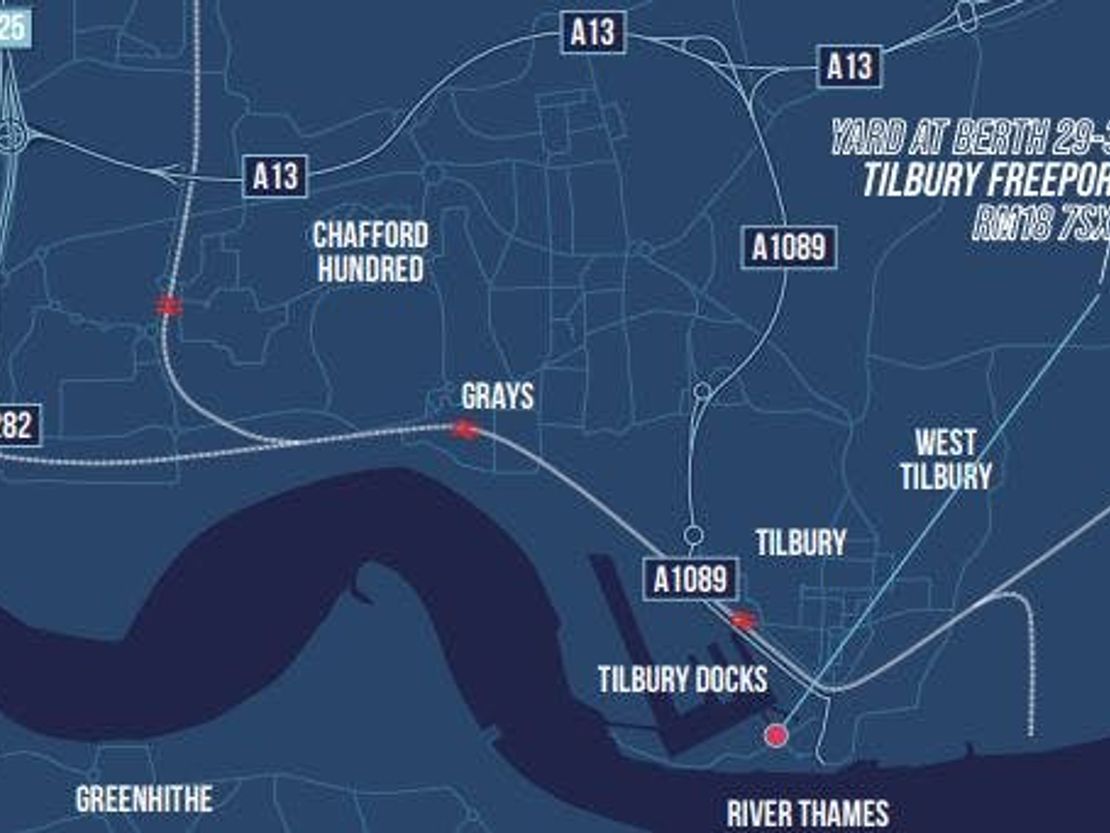 Yard At Berth 29-30 Tilbury Freeport, Tilbury, RM18 7SX