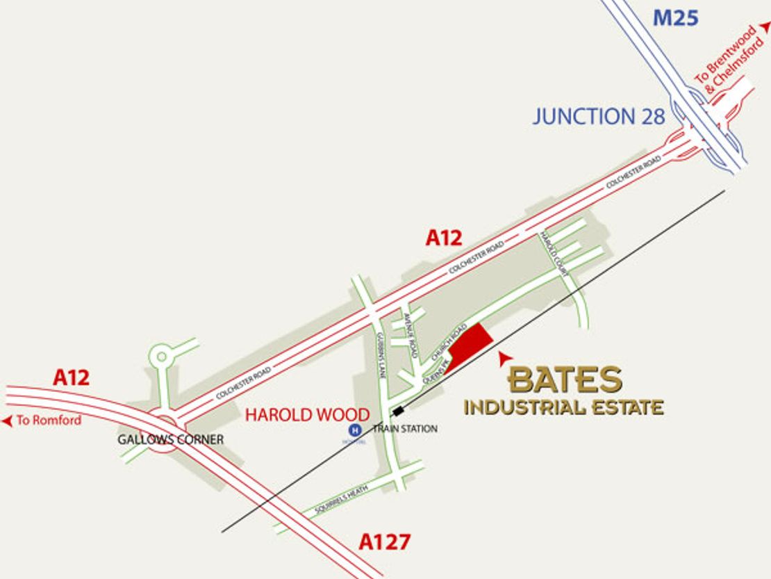 Bates Business Centre, Church Road, Harold Wood, Romford, Essex, RM3 0JA
