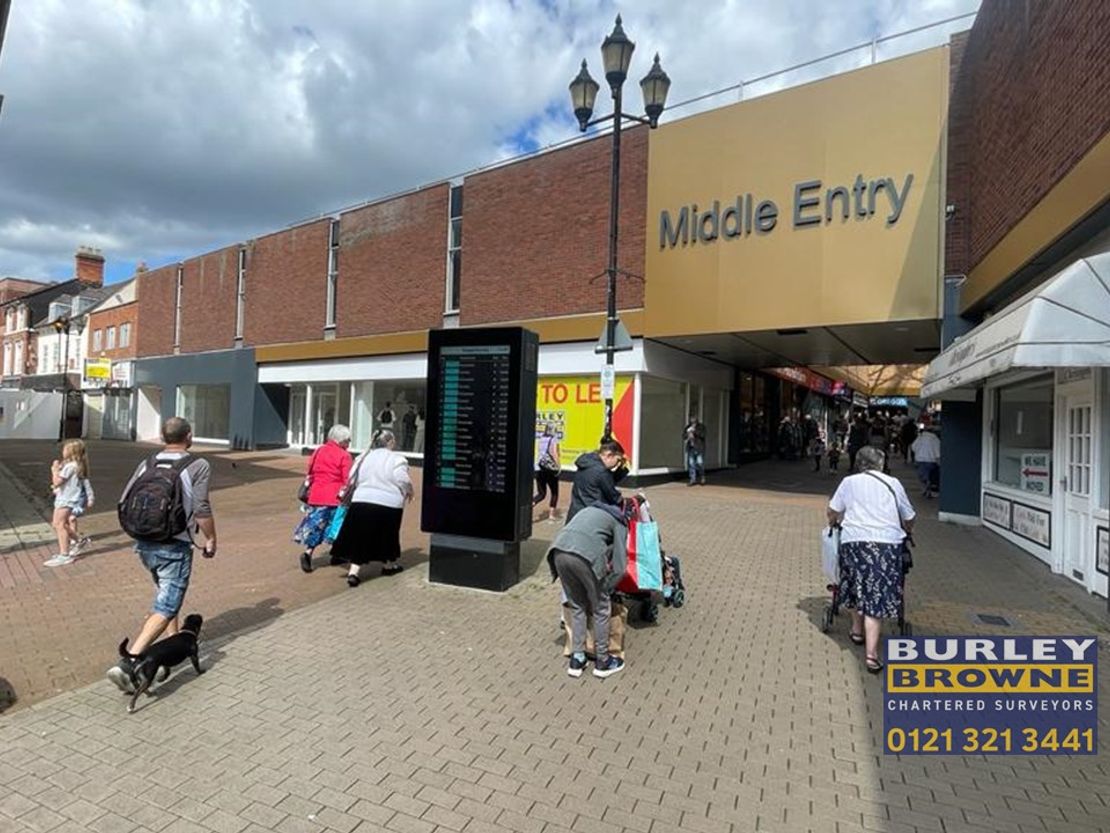 15-16 Market Street Middle Entry Shopping Centre, Tamworth, Staffs, B79 7NJ
