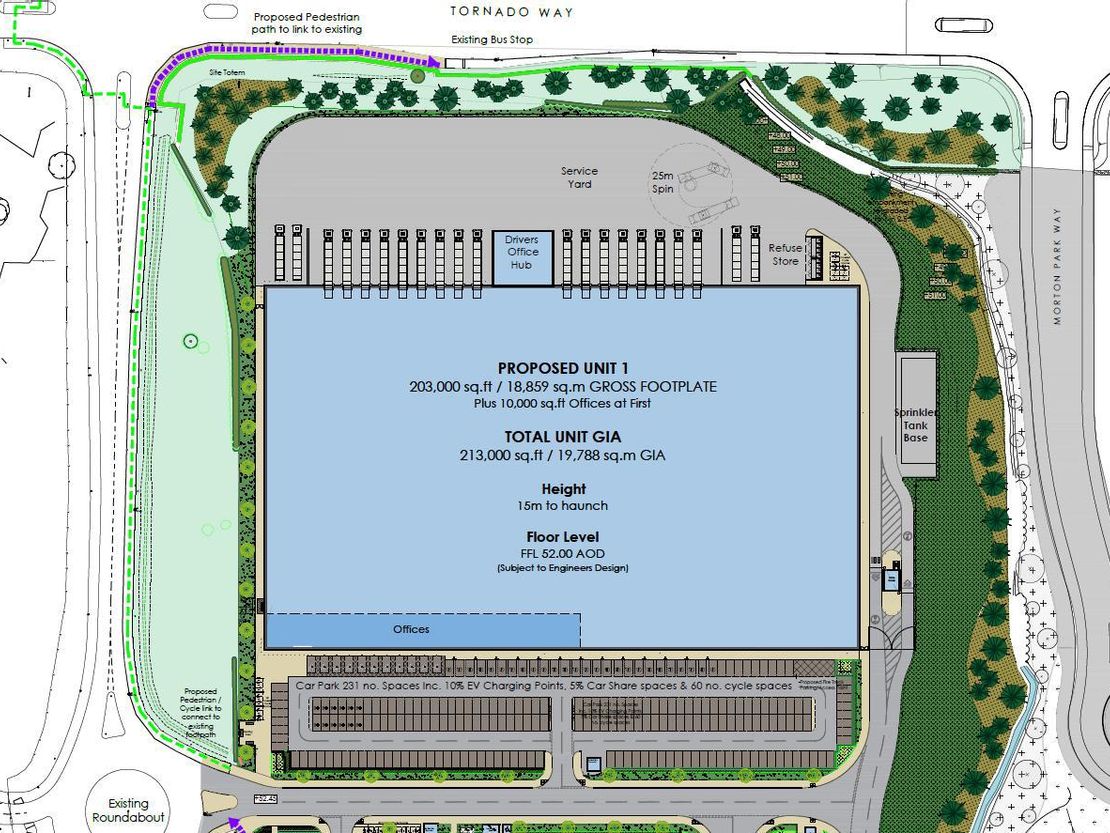 Unit 1 Greenbox Logistics Park, Fabric Way, Darlington, DL1 1GQ