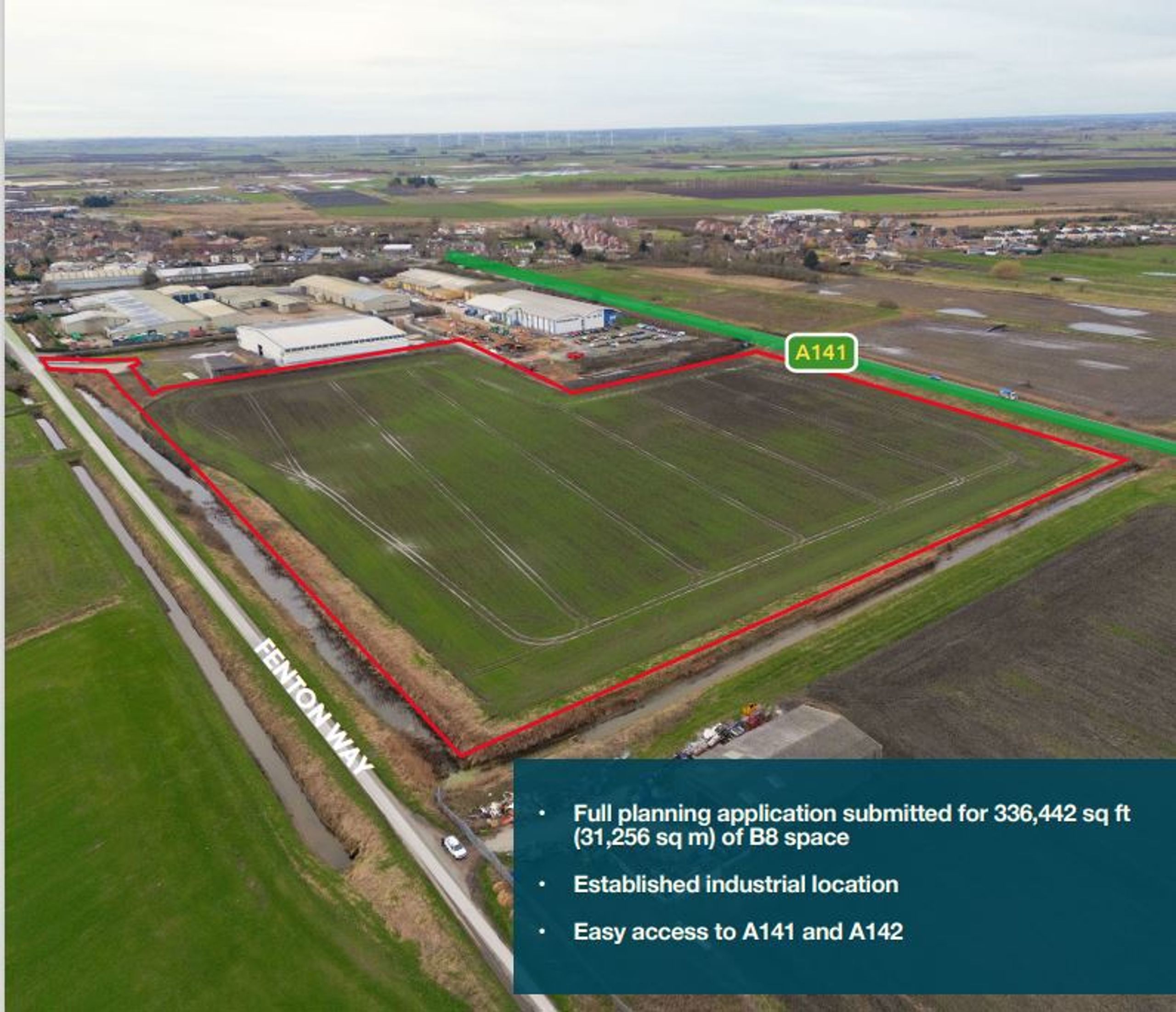 To Let Commercial Development Land, Fenton Way, Chatteris, PE16 6UP