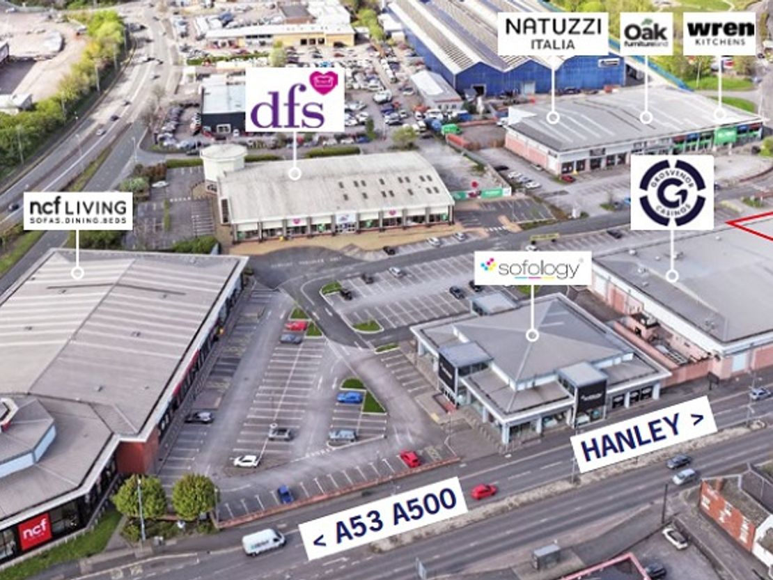 Former Mecca Bingo Premises, Octagon Retail Park, Hanley, Stoke On Trent, Staffordshire, ST1 5RR