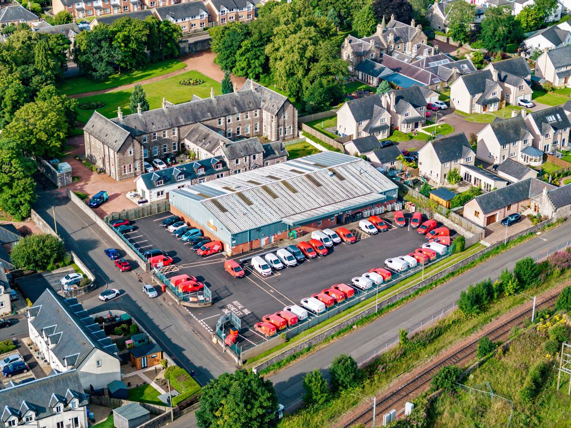 Lanark Delivery Office, 1 Home Street, Lanark, South Lanarkshire, ML11 9AR