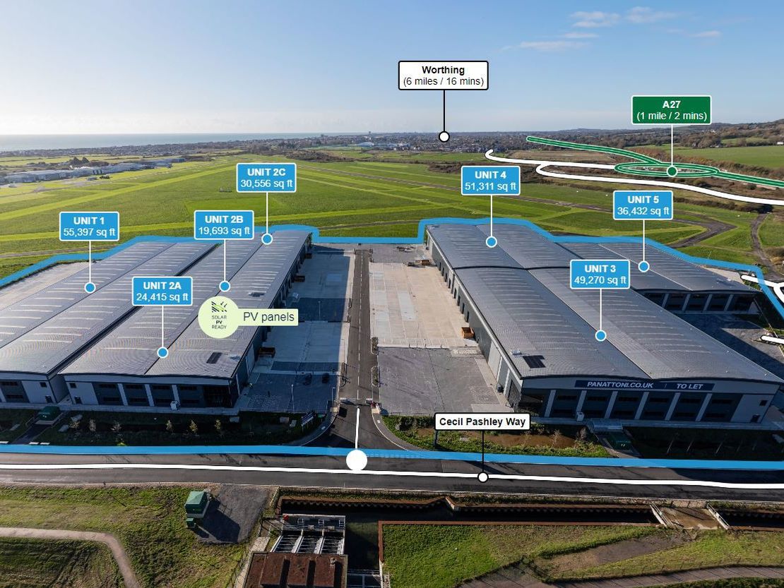 Panattoni Park, Brighton City  Airport, Almond Avenue, Brighton, Shoreham By Sea, West Sussex, BN43 5FF