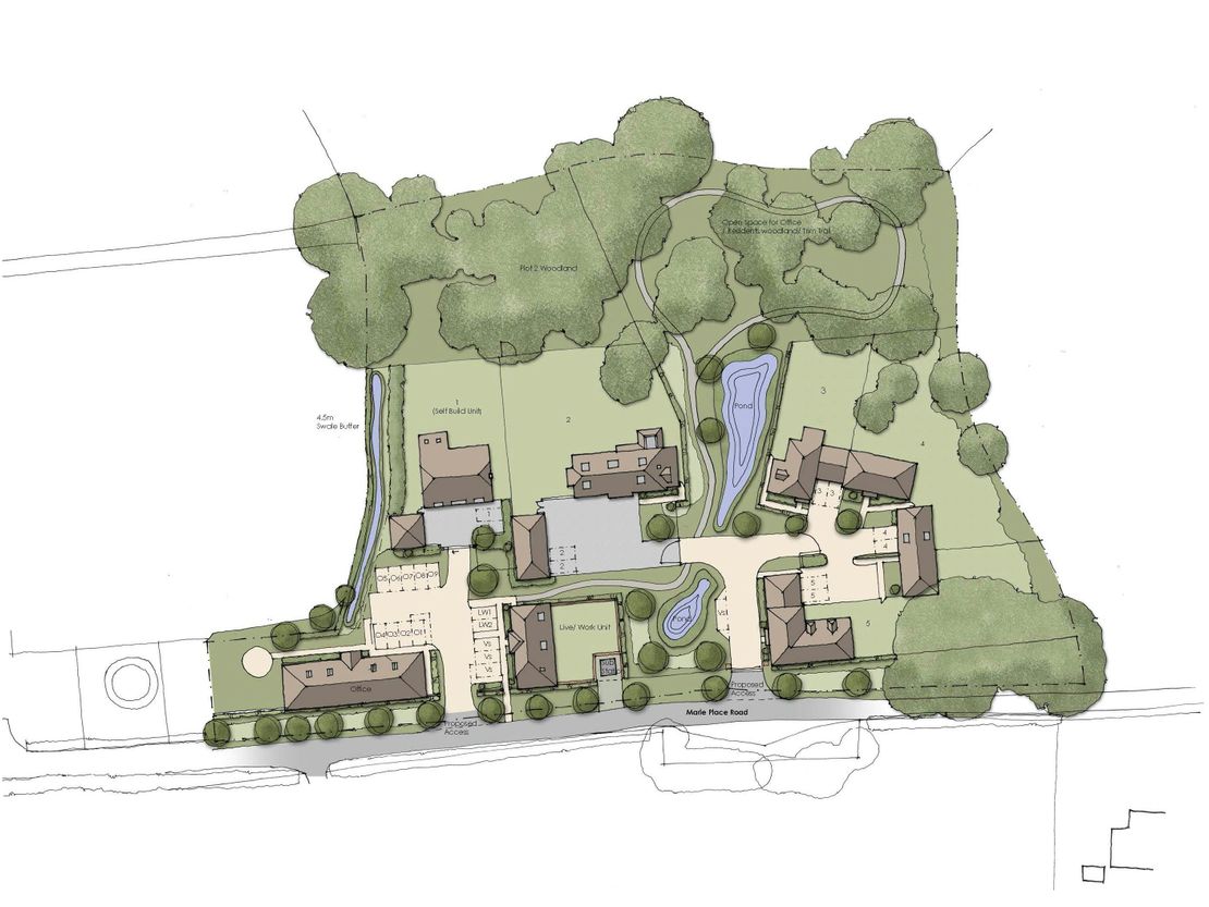 Live - Work Premises, Tong Farm, Marle Place Road, Tonbridge, TN12 7HS