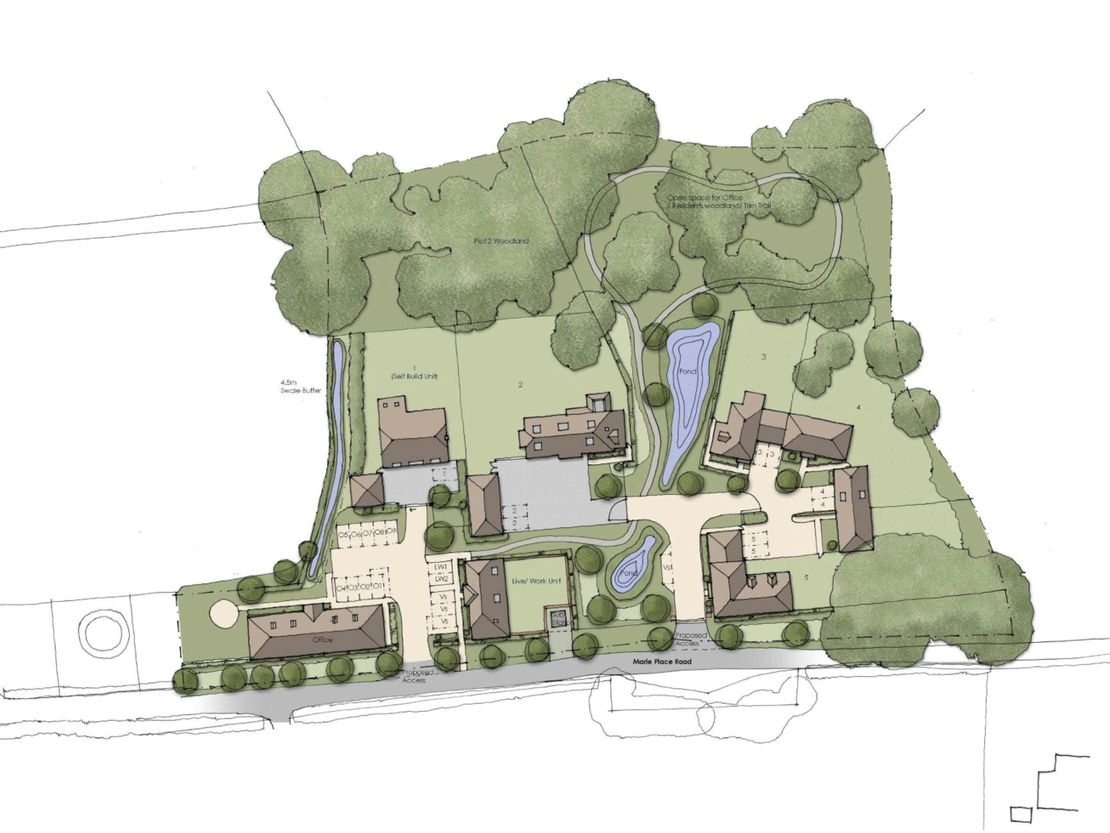 New offices with Parking, Tong Farm, Marle Place Road, Tonbridge, TN12 7HS