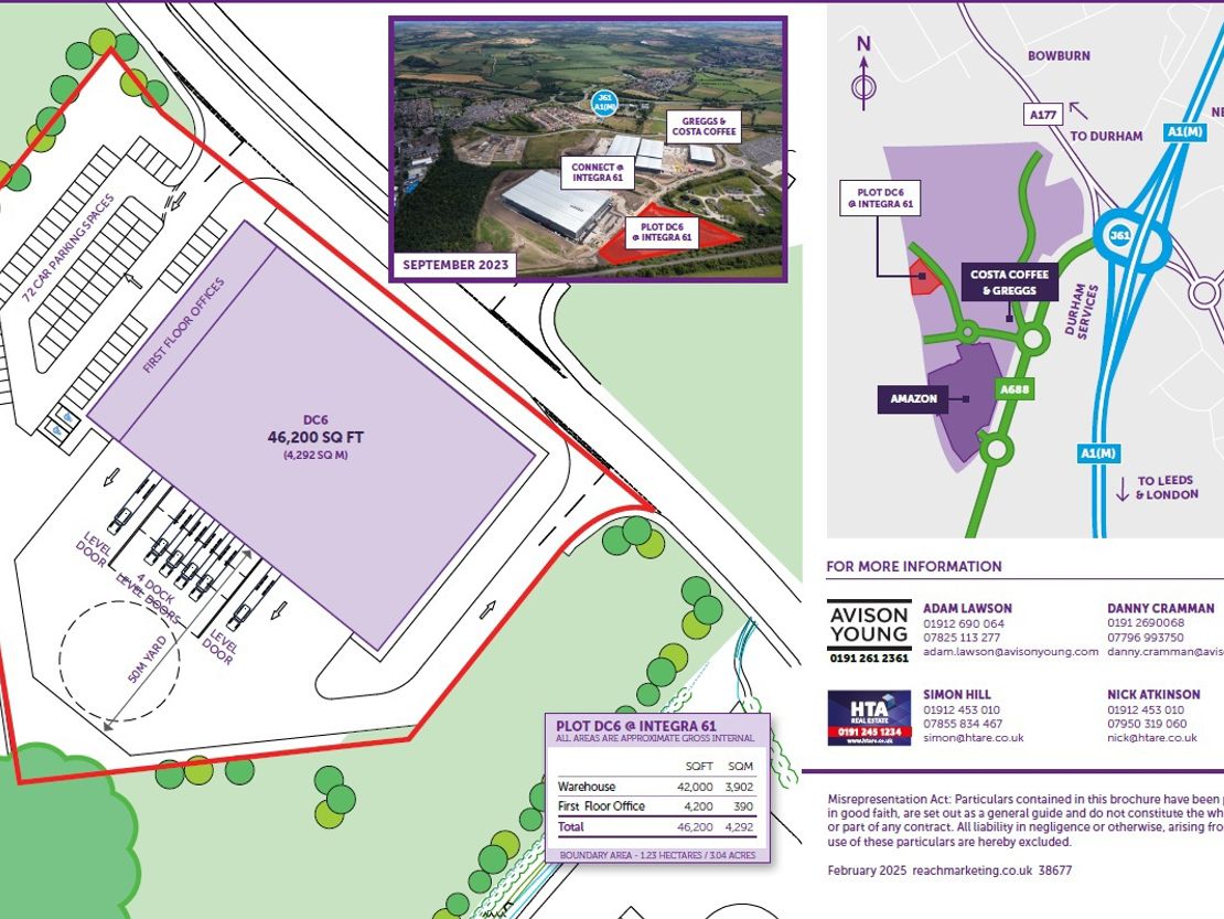 Plot DC6 @ Integra 61, Harvey Way, Bowburn, Durham, Durham, DH6 5NP