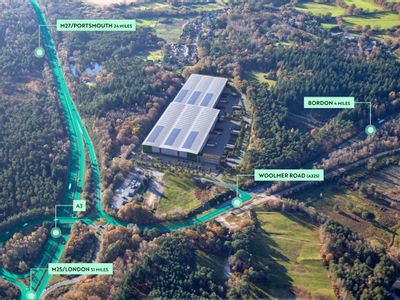 Property Image for Vanguard Logistics Park, Woolmer Road, Longmoor, Liphook, Hampshire, GU33 6DN