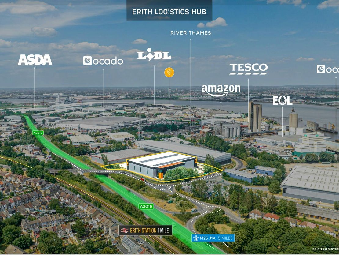 Erith Logistics Hub, One Church Manorway, Erith, Kent, Erith, DA8 1EX