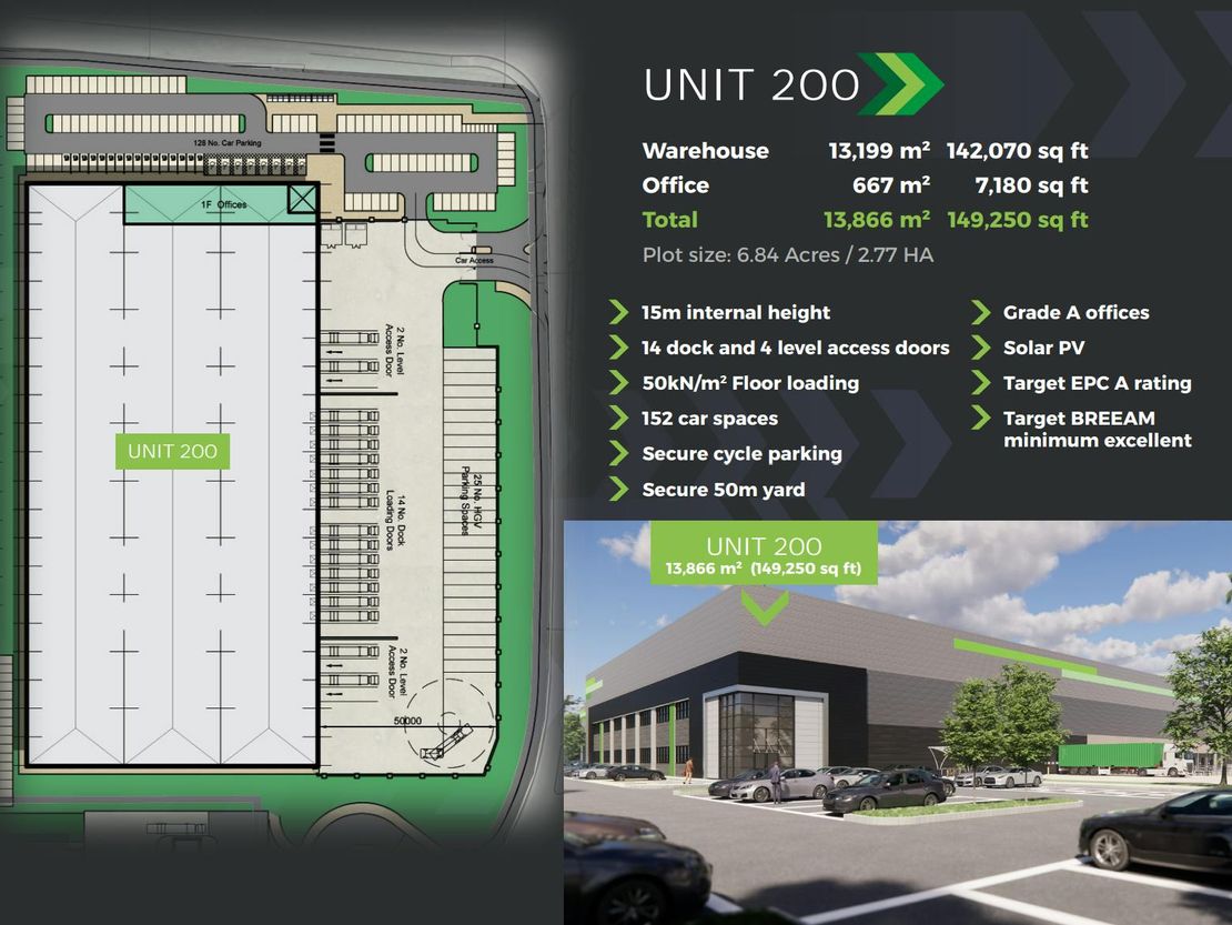 Unit 200, Tornado Logistics Park, Darlington, DL1 1RW