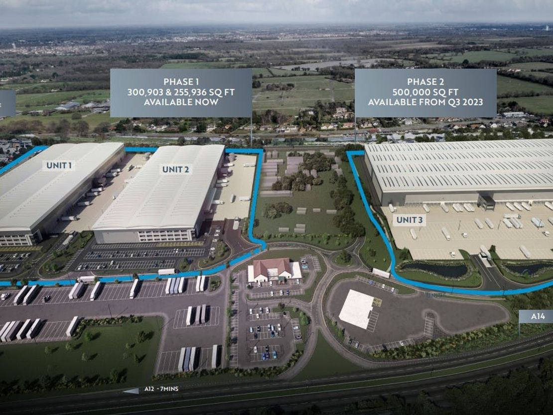 Orwell Logistics Park, A14 Eastbound, Ipswich, IP10 0DD