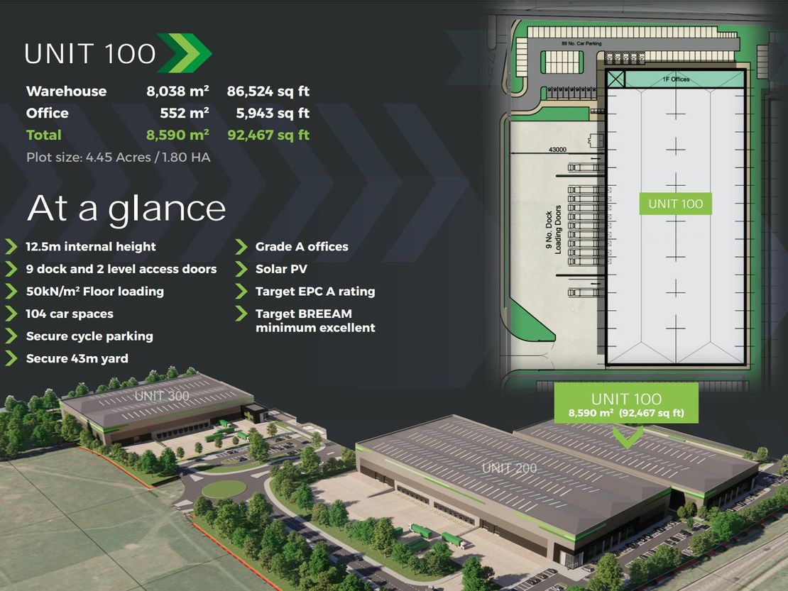 Unit 100, Tornado Logistics Park, Darlington, DL1 1RW