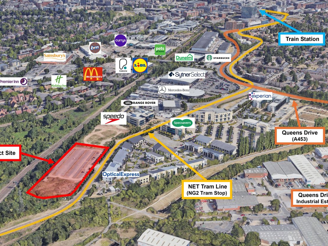 Land At NG2 Business Park, Experian Way, Nottingham, Nottinghamshire, NG2 1EN