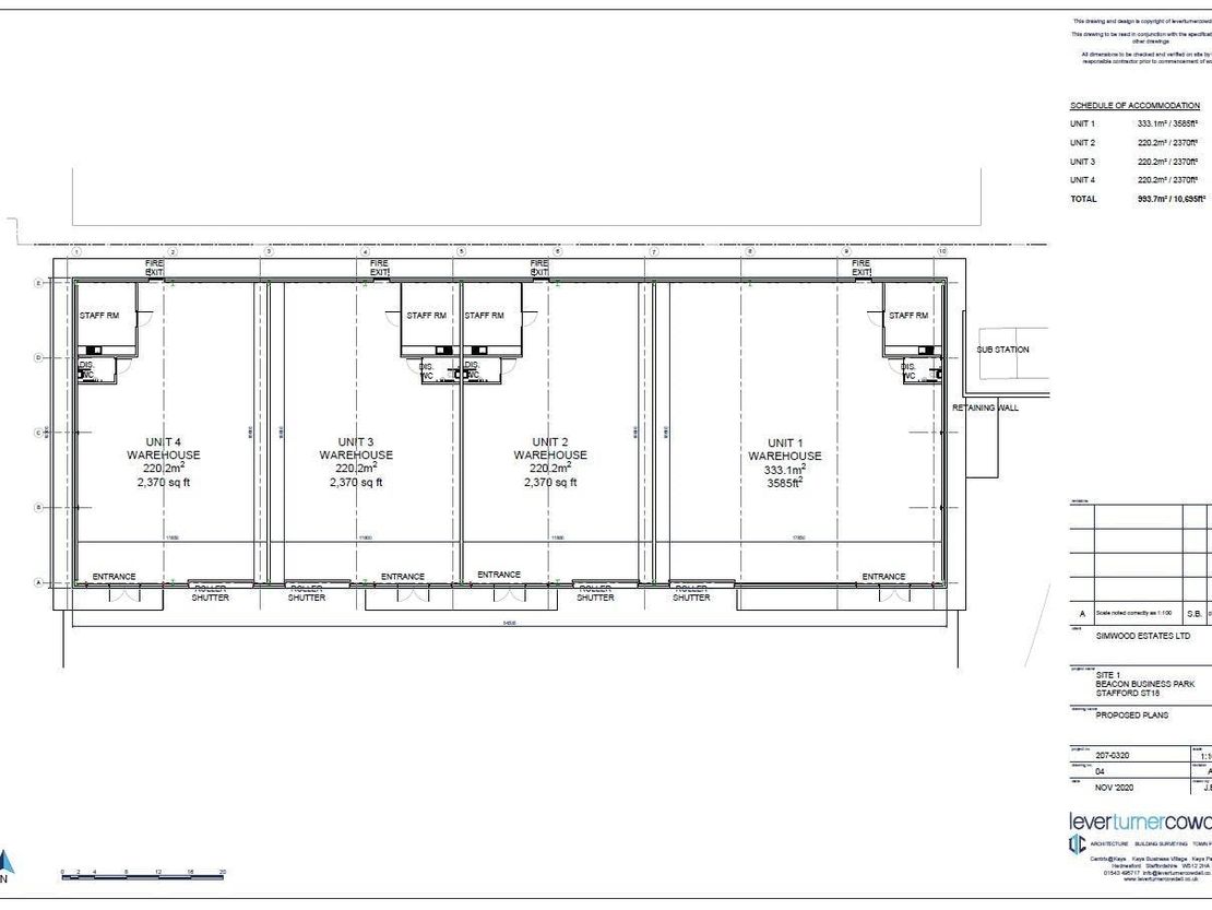 Units 1-4, (Plot R3A), Northampton Court, Beacon Way, Stafford, ST18 0DG