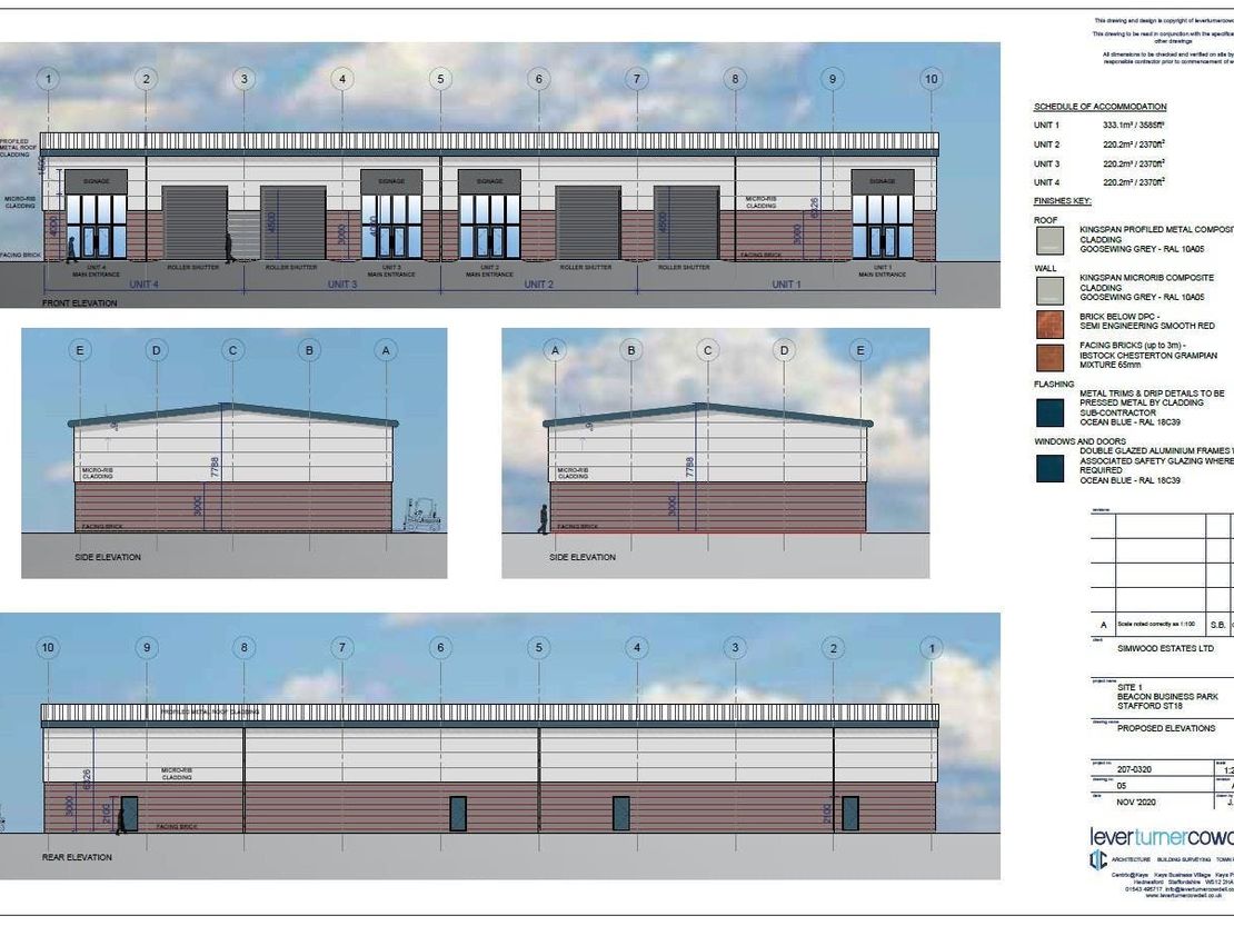 Units 1-4, (Plot R3A), Northampton Court, Beacon Way, Stafford, ST18 0DG