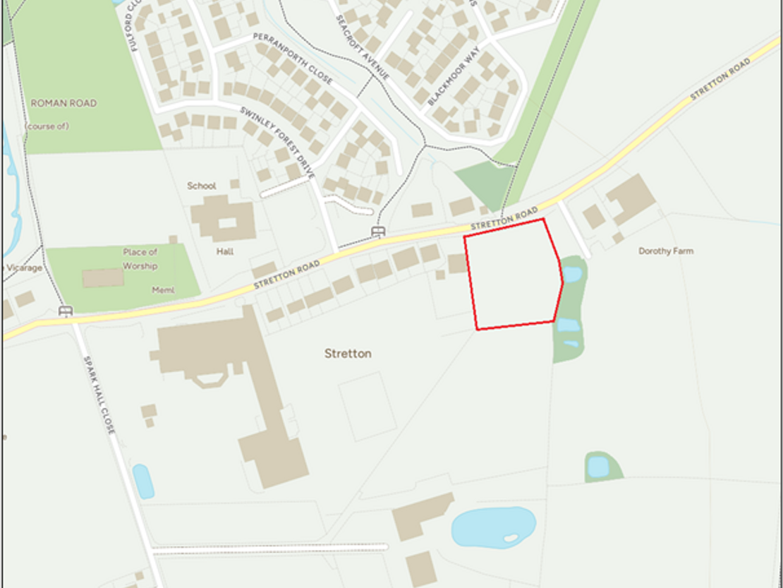 Land off Stretton Road, Stretton, Warrington WA4 4NP