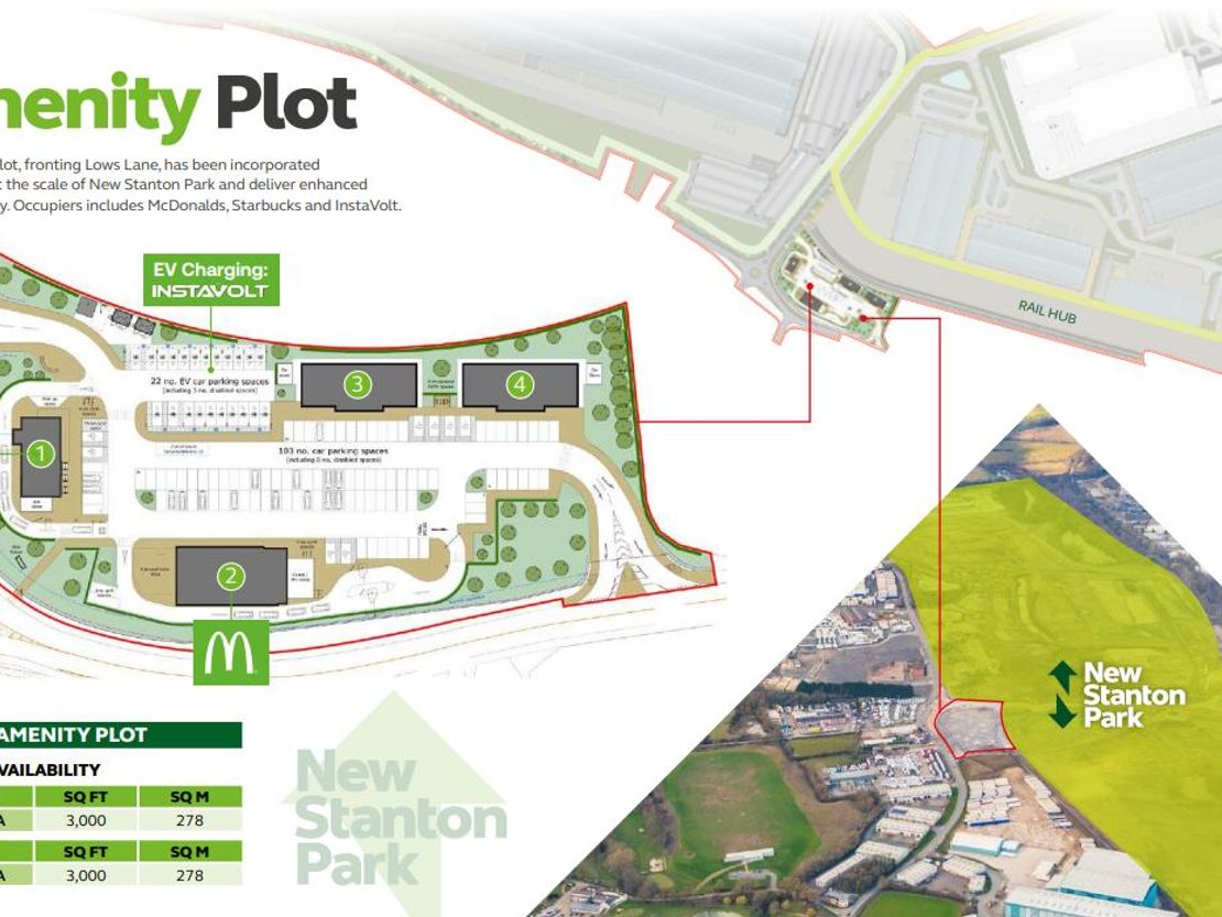 New Retail/Leisure Units, Plot 3 - Unit 3 New Stanton Park, J.25 M1, Nottingham/Derby DE7 4AU, Derbyshire, DE7 4AU