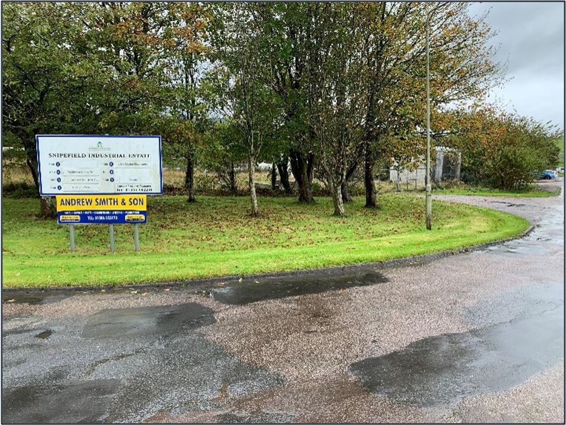 Land At, Snipefield Industrial Estate, Campbeltown, PA28 6SY