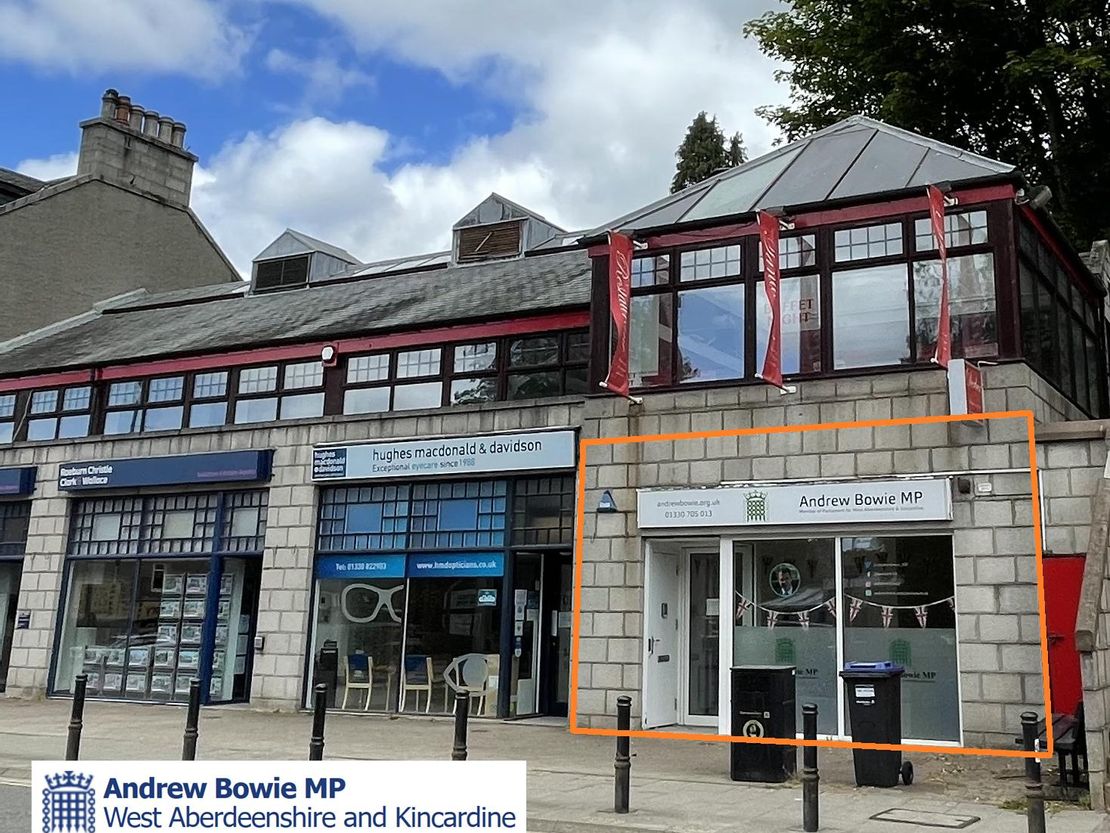 Andrew Bowie MP, Unit 6, 75 High Street, Banchory, Kincardineshire, AB31 5TJ